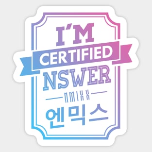 Certified NMIXX NSWER Sticker